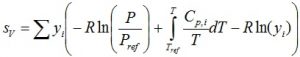 2nd equation Vapor Properties Ideal Thermo example