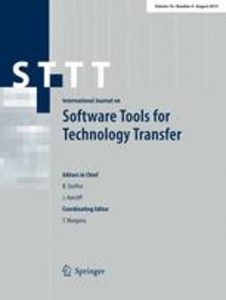 Cover of International Journal on Software Tools for Technology Transfer